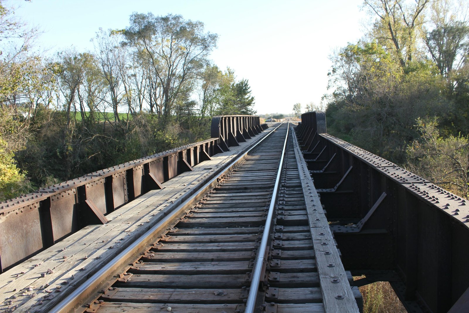 Looking south